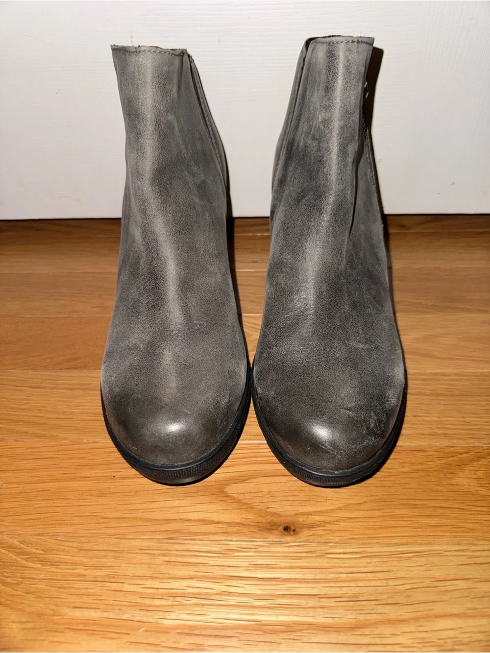 SOREL Joan of Arctic Wedge II Zip Bootie in Quarry Gray Size 9